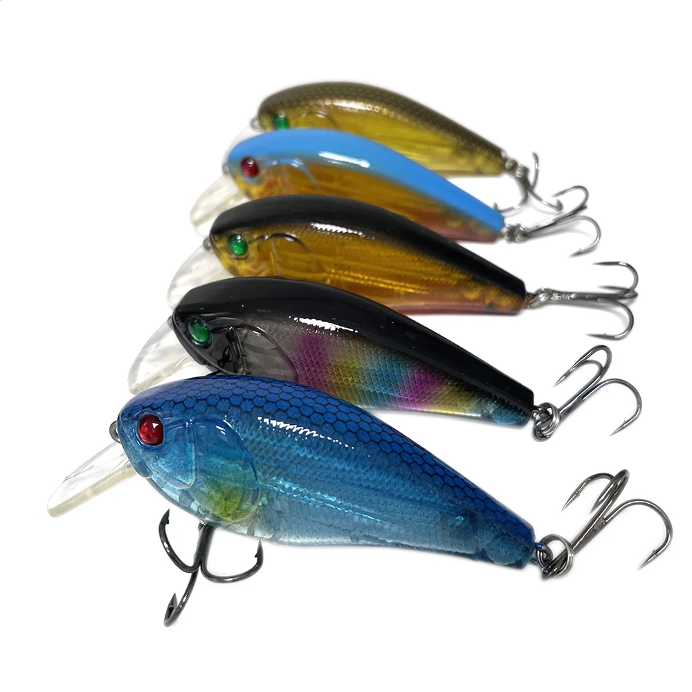 5pcs 10g 7.5cm Transparent Crankbaits Minnow Topwater Fishing Lures w/ PVC Box
5pcs 10g 7.5cm Transparent Crankbaits Minnow Topwater Fishing Lures w/ PVC Box