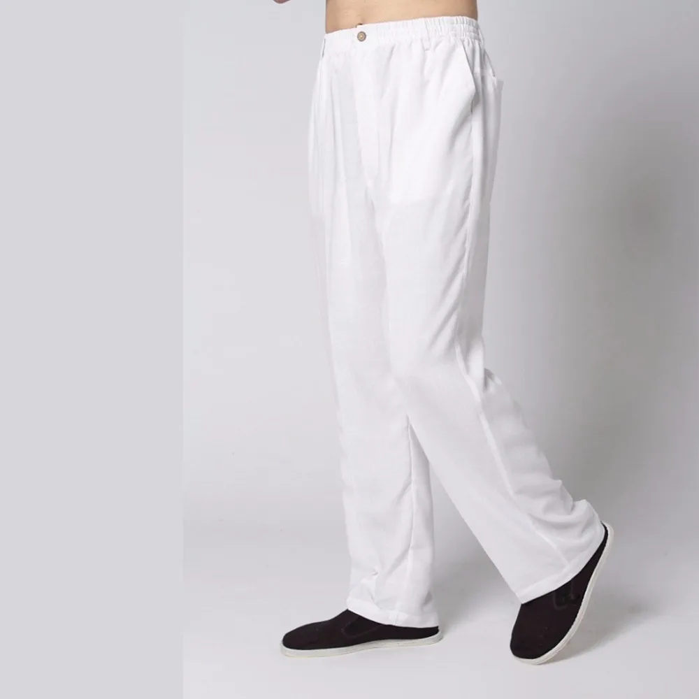 Solid White Chinese Men's Kung Fu Pant Traditional Cotton Linen Wu Shu Tai Chi Trousers vestido chino M L XL XXL XXXL
Solid White Chinese Men's Kung Fu Pant Traditional Cotton Linen Wu Shu Tai Chi Trousers vestido chino M L XL XXL XXXL