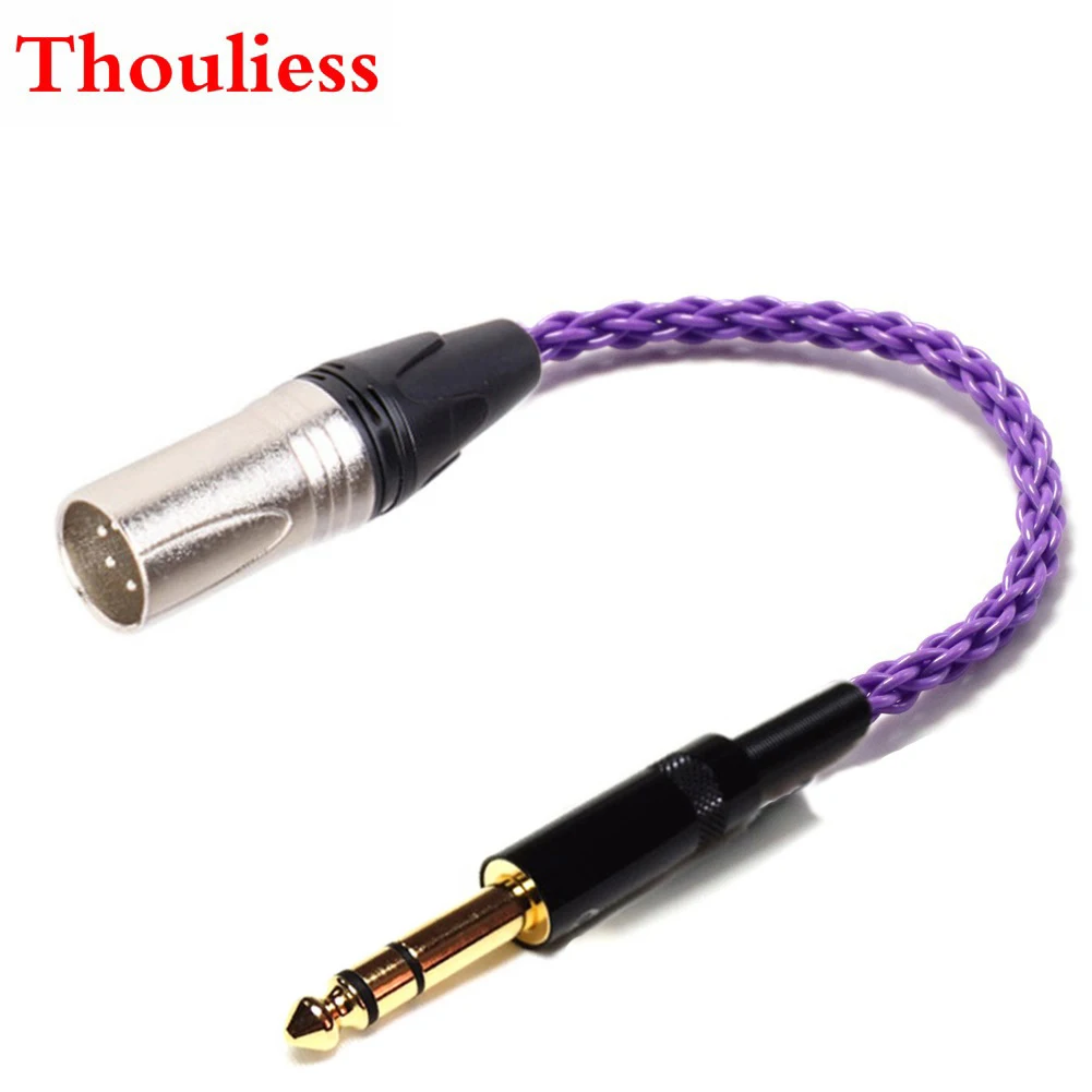 Thouliess HIFI DIY 6,35 мм TRSS штекер к 4Pin XLR сбалансированный Штекерный аудио-адаптер кабель XLR с переходником 6,35 мм
Thouliess HIFI DIY 6,35 мм TRSS штекер к 4Pin XLR сбалансированный Штекерный аудио-адаптер кабель XLR с переходником 6,35 мм