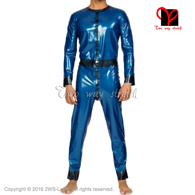 Sexy Latex Catsuit Rubber Body Suit With Front Buttons Round Collor Long Sleeves Two Color Zentai Jumpsuit Overall Lt-126
Sexy Latex Catsuit Rubber Body Suit With Front Buttons Round Collor Long Sleeves Two Color Zentai Jumpsuit Overall Lt-126