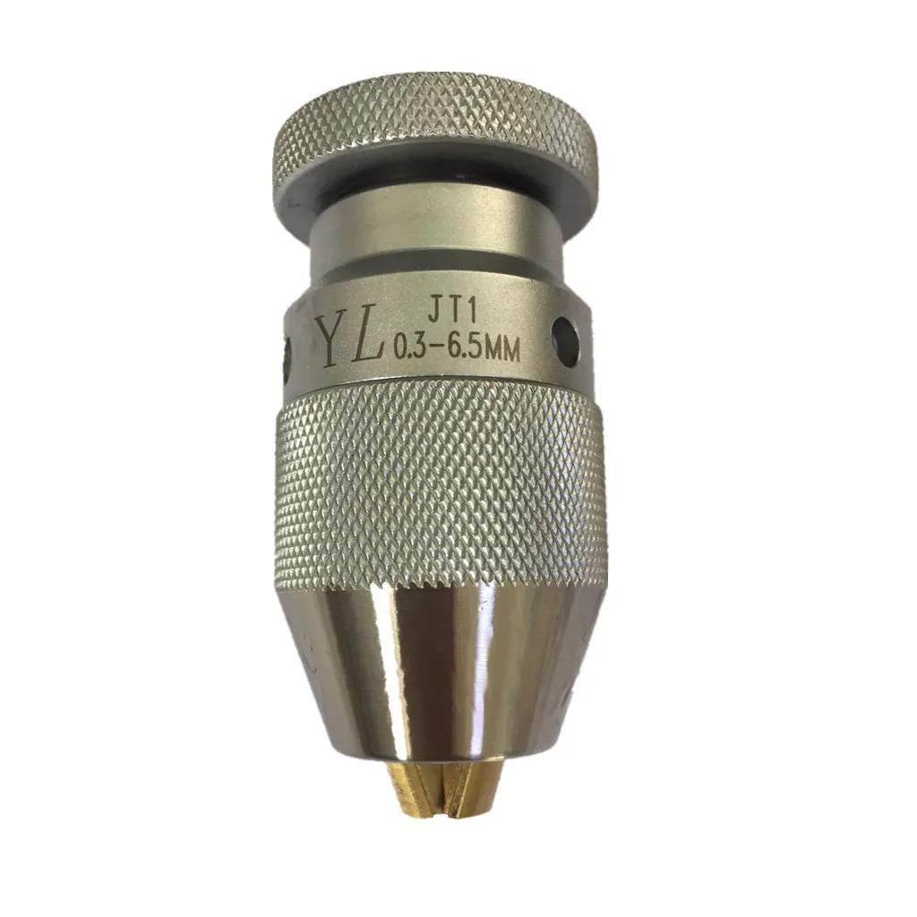 Taiwan Original 0.3-6.5mm JT1 YL chrome High precision Self-tightening drill chuck 0.3-6mmJT1 durable Titanium Claw
Taiwan Original 0.3-6.5mm JT1 YL chrome High precision Self-tightening drill chuck 0.3-6mmJT1 durable Titanium Claw