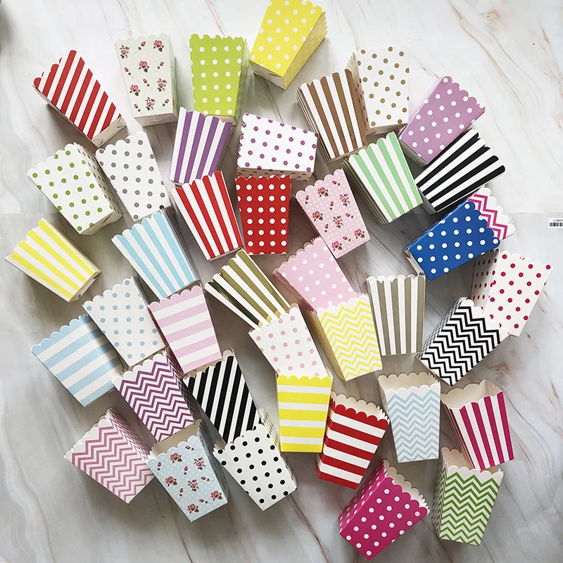 36 pcs Popcorn Box Stripes Dot Pink Gift Box Party Favour Wedding Pop Corn Kid Party Decoration Bags Party Supplies
36 pcs Popcorn Box Stripes Dot Pink Gift Box Party Favour Wedding Pop Corn Kid Party Decoration Bags Party Supplies