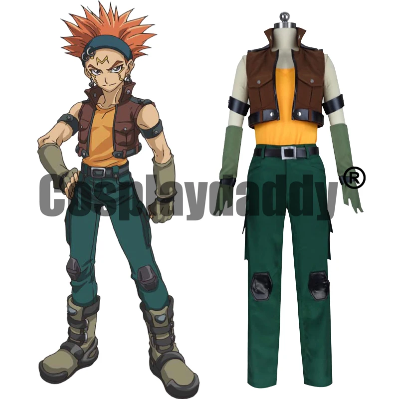 Yu-Gi-Oh! 5D's Yugioh Signer Shingon League The Enforcers Crow Hogan Crow the Bullet Uniform Outfit Anime Cosplay Costume S002
Yu-Gi-Oh! 5D's Yugioh Signer Shingon League The Enforcers Crow Hogan Crow the Bullet Uniform Outfit Anime Cosplay Costume S002
