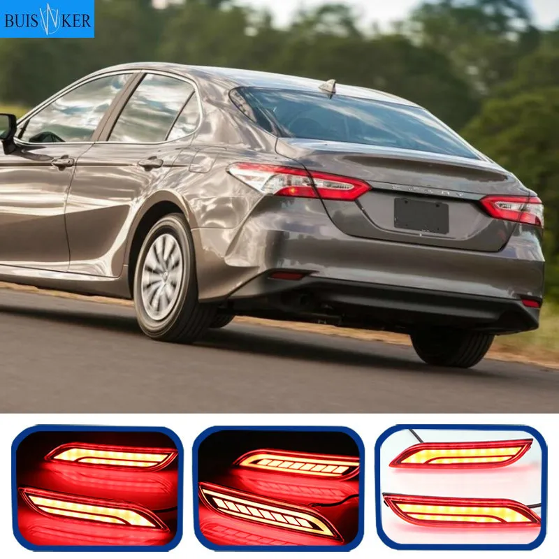 2PCS LED Reflector For Toyota Camry 2018 2019 2020 Rear Bumper Tail Light Driving Lamp Turn Signal Lamp Rear fog lamp
2PCS LED Reflector For Toyota Camry 2018 2019 2020 Rear Bumper Tail Light Driving Lamp Turn Signal Lamp Rear fog lamp