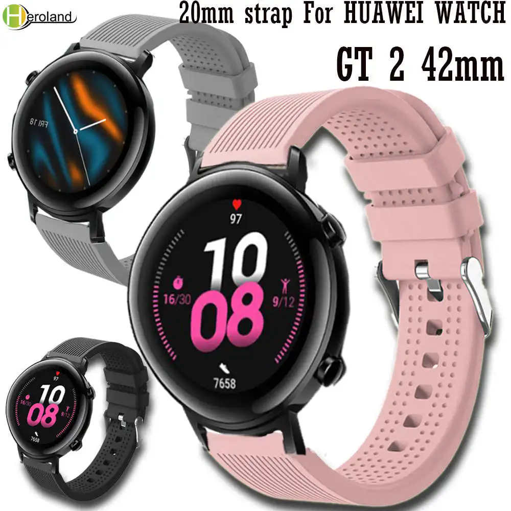 20 мм ремешок для часов силиконовый для huawei watch GT 2 42 мм Смарт- часы браслет спортивный сменный наручный ремешок для Huami Amazfit GTR 42 мм
20 мм ремешок для часов силиконовый для huawei watch GT 2 42 мм Смарт- часы браслет спортивный сменный наручный ремешок для Huami Amazfit GTR 42 мм