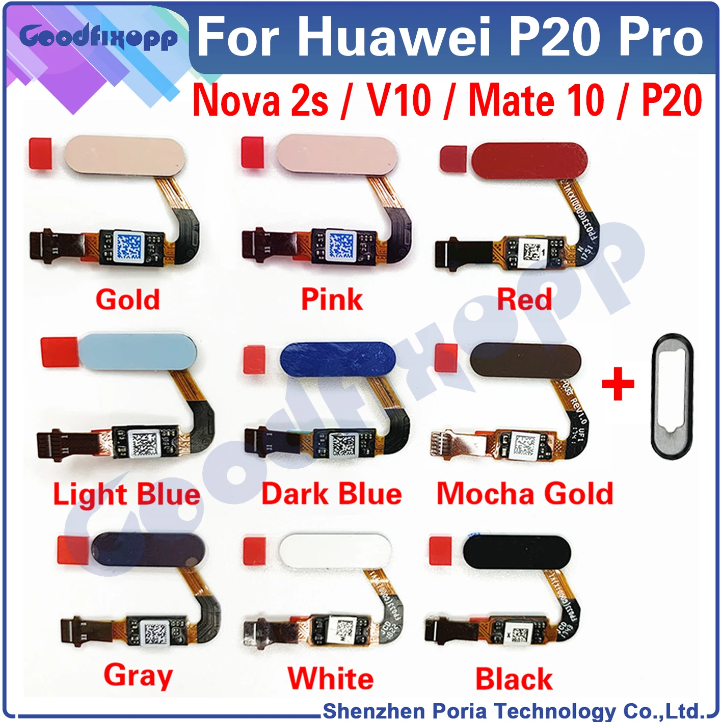For Huawei P20 PRO / Mate10 / Nova 2s / Nova2s / Mate 10 Fingerprint Cable Unlock Cable Return Button Home Button For Honor V10
For Huawei P20 PRO / Mate10 / Nova 2s / Nova2s / Mate 10 Fingerprint Cable Unlock Cable Return Button Home Button For Honor V10
