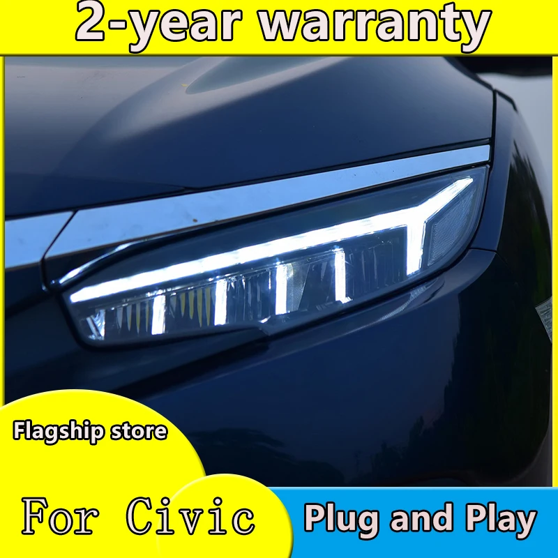 Car-styling Head lamp Assembly for Honda Civic 10th LED headlight 2015 2016 2017 2018 LED Head light with Dynamic turn signal
Car-styling Head lamp Assembly for Honda Civic 10th LED headlight 2015 2016 2017 2018 LED Head light with Dynamic turn signal