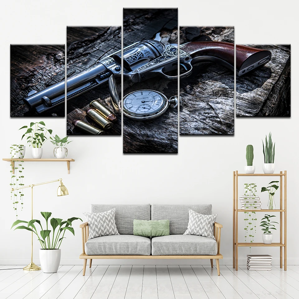 No Framed 5 Panel Weapons Revolver Game HD Printed Wall Art Canvas Posters Pictures Paintings Home Decor for Living Room Bedroom
No Framed 5 Panel Weapons Revolver Game HD Printed Wall Art Canvas Posters Pictures Paintings Home Decor for Living Room Bedroom