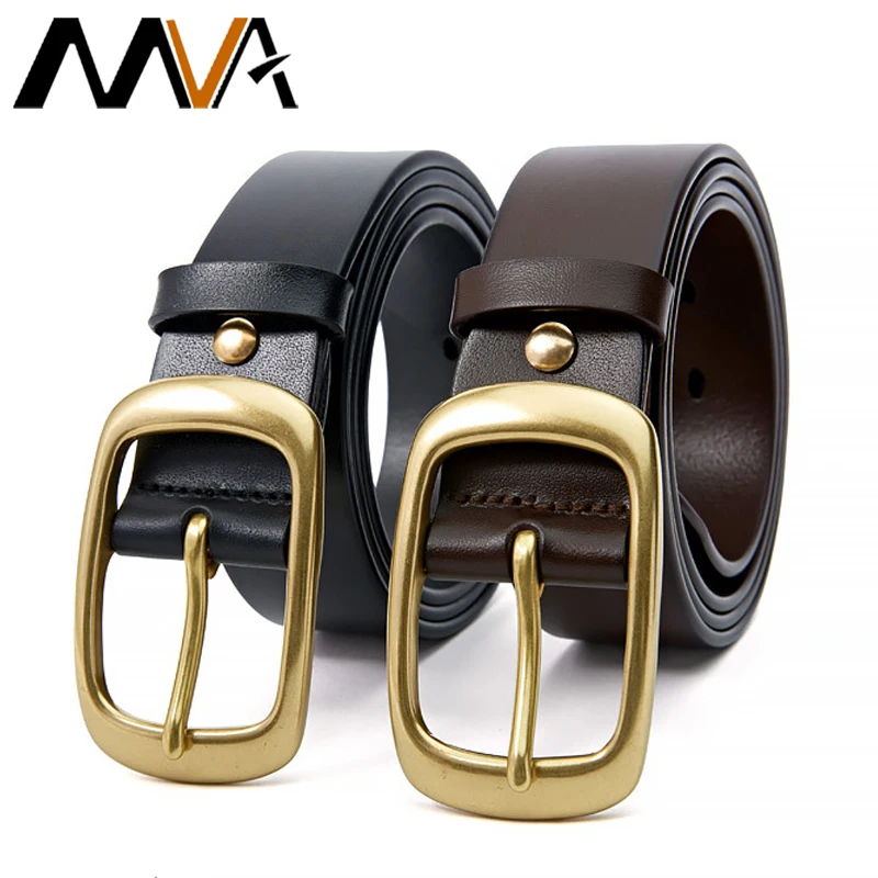 MVA Cowhide Leather Men's Belt Male Belts Buckle For Men Waistband Waist Belt Female Luxury Designer Women's Fashion Belts Women
MVA Cowhide Leather Men's Belt Male Belts Buckle For Men Waistband Waist Belt Female Luxury Designer Women's Fashion Belts Women