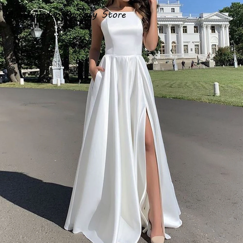 Angelsbridep длинные пляжные трапециевидные Свадебные платья без рукавов 2022 с высоким разрезом свадебное платье принцессы платья для невесты
Angelsbridep длинные пляжные трапециевидные Свадебные платья без рукавов 2022 с высоким разрезом свадебное платье принцессы платья для невесты