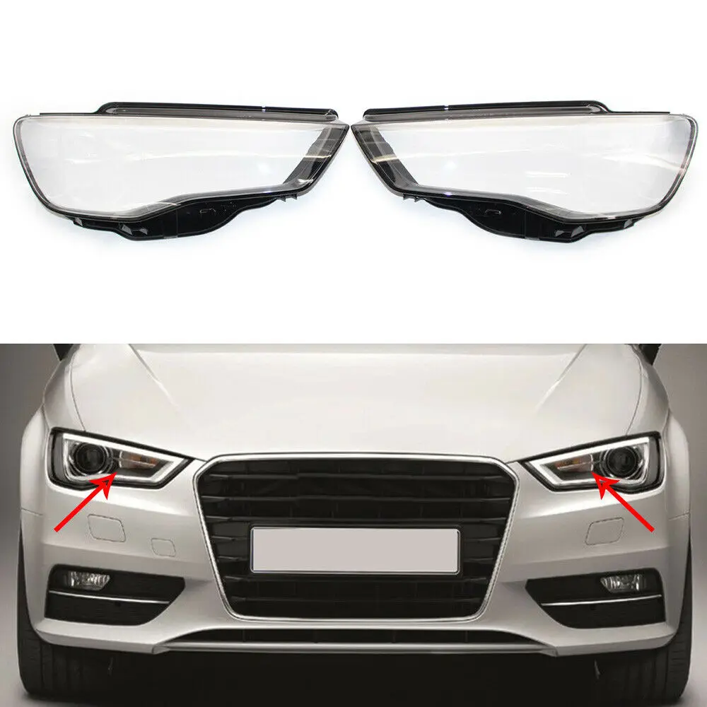 Pair For Audi A3 S3 8V 2013-2016 Car Headlight Lens Lampshade Transparent Cover Shell
Pair For Audi A3 S3 8V 2013-2016 Car Headlight Lens Lampshade Transparent Cover Shell