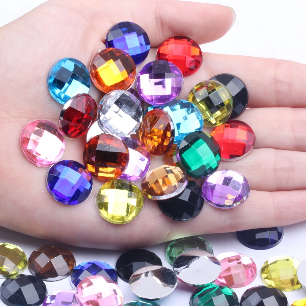 16mm 500pcs Acrylic Rhinestones Round Earth Facets Many Colors Flatback Glue On Beads DIY Jewelry Making Decorations
16mm 500pcs Acrylic Rhinestones Round Earth Facets Many Colors Flatback Glue On Beads DIY Jewelry Making Decorations
