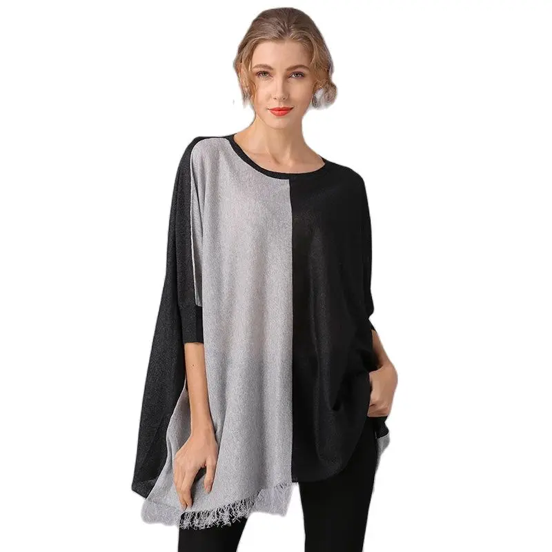 XIKOI Women T Shirt Oversize Clothing Casual Color Stitching Novelty Pullovers Fashion Tees Ladies Shirts For Women Tops
XIKOI Women T Shirt Oversize Clothing Casual Color Stitching Novelty Pullovers Fashion Tees Ladies Shirts For Women Tops