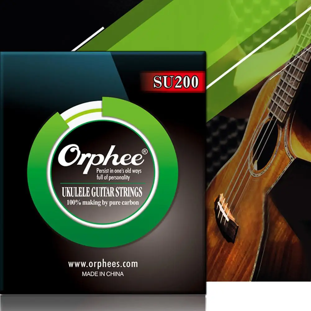 Струны для акустической гитары Orphee Su200 Струны для укулеле Clear 100% из чистого карбона
Струны для акустической гитары Orphee Su200 Струны для укулеле Clear 100% из чистого карбона