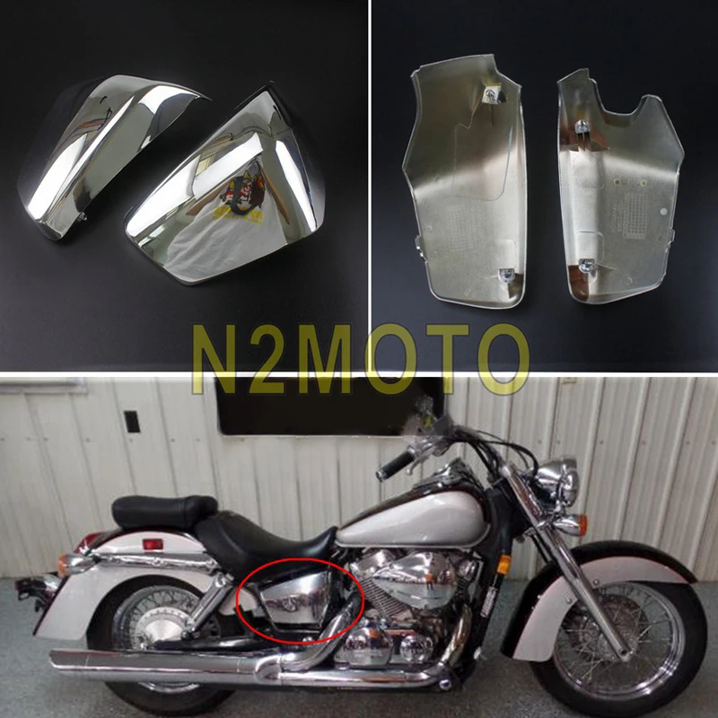 Chrome Motorcycle Battery Side Cover For Honda Shadow Aero VT750 VT400 2004-2011 Left and Right Battery Side Covers Guard
Chrome Motorcycle Battery Side Cover For Honda Shadow Aero VT750 VT400 2004-2011 Left and Right Battery Side Covers Guard