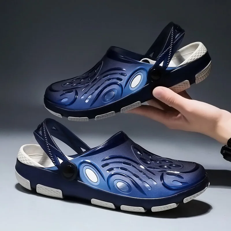 2021 New Sandals Men Summer Fashion Clogs Slippers Comfortable Soft Bottom Beach Casual Shoes Man Clog Breathable EVA Sandalias
2021 New Sandals Men Summer Fashion Clogs Slippers Comfortable Soft Bottom Beach Casual Shoes Man Clog Breathable EVA Sandalias