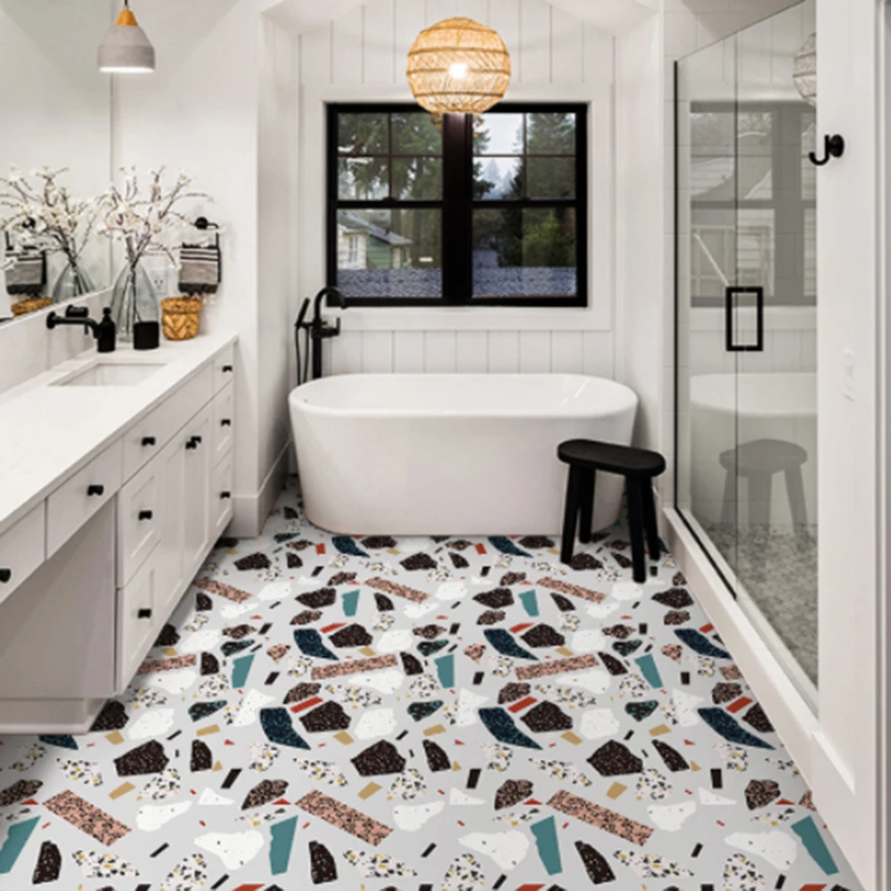 PVC terrazzo Wall Sticker Thick PVC Adhesive Waterproof Wallpaper for Kitchen Bathroom Home Decor Self-adhesive living room
PVC terrazzo Wall Sticker Thick PVC Adhesive Waterproof Wallpaper for Kitchen Bathroom Home Decor Self-adhesive living room