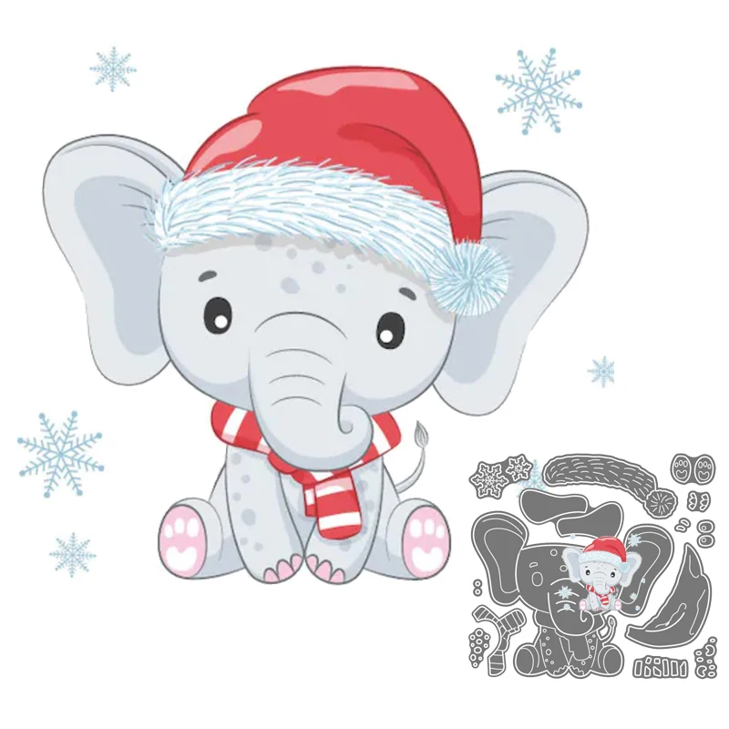 New Metal Cutting Dies White Baby Elephant Christmas Scrapbooking Die Cut Mould Crafts Stencil Handicrafts for Album Paper Card
New Metal Cutting Dies White Baby Elephant Christmas Scrapbooking Die Cut Mould Crafts Stencil Handicrafts for Album Paper Card