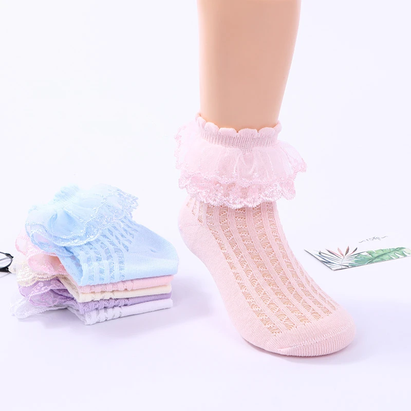 3 Pairs Children Lace Socks Summer Cotton Girls Short Dance Socks Mesh White Flowers Hollow Out Ruffle Kids Princess Sock
3 Pairs Children Lace Socks Summer Cotton Girls Short Dance Socks Mesh White Flowers Hollow Out Ruffle Kids Princess Sock