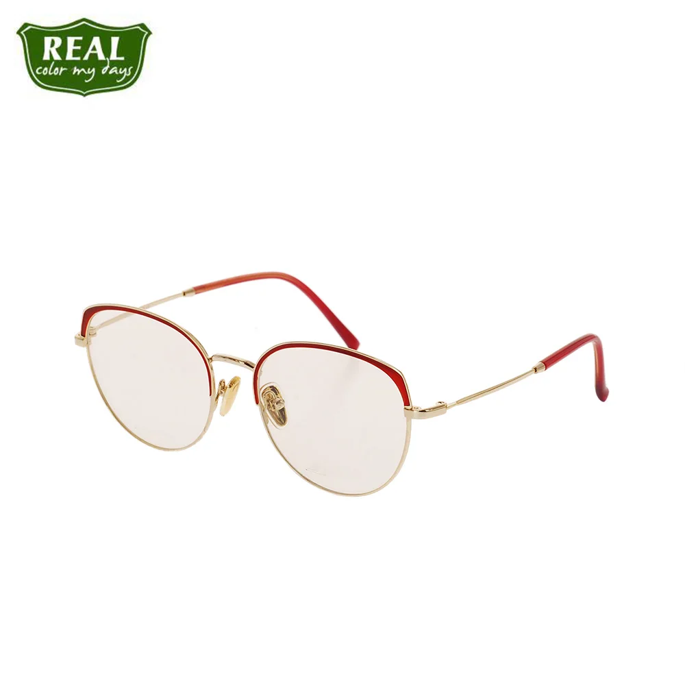 REAL Fashion Solid Cat eye Frame Women Glasses Frame Metal Myopic Glasses Optical Glasses Prescription Glasses Brand Designer
REAL Fashion Solid Cat eye Frame Women Glasses Frame Metal Myopic Glasses Optical Glasses Prescription Glasses Brand Designer