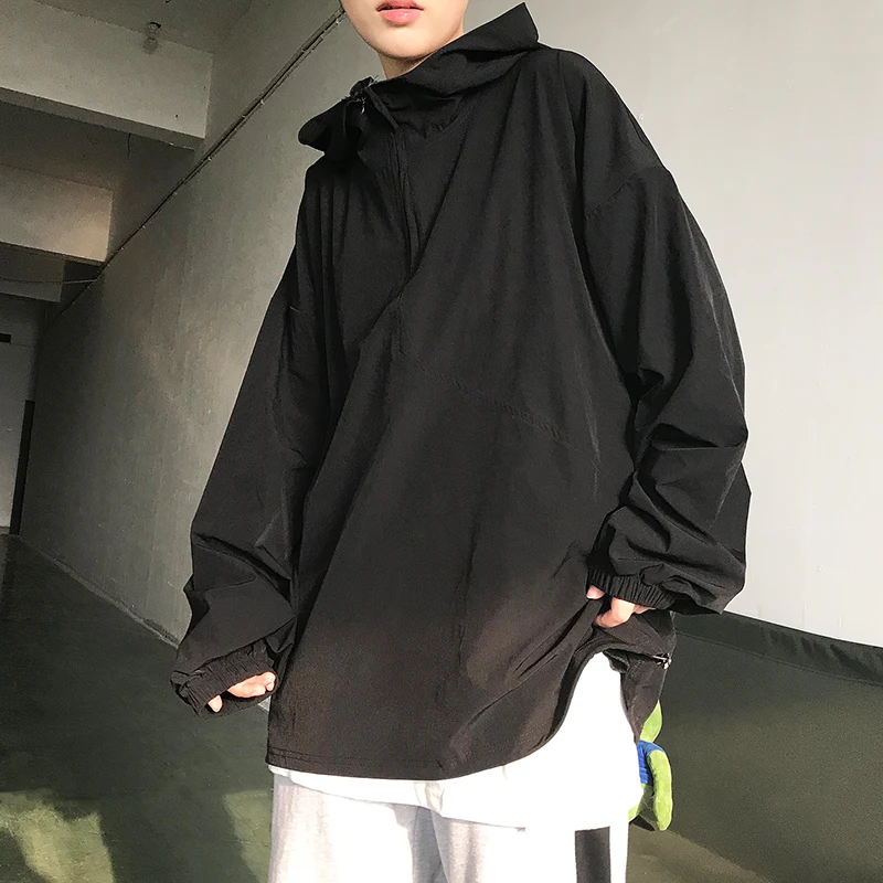 Autumn Korean men's half high neck Hoodie BF Harajuku style youth couple loose lazy Pullover Jacket
Autumn Korean men's half high neck Hoodie BF Harajuku style youth couple loose lazy Pullover Jacket