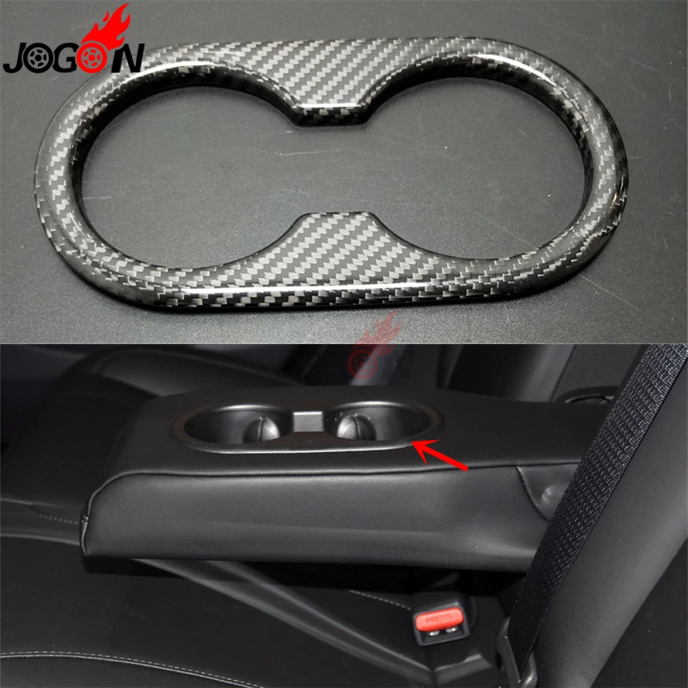 Dry Carbon Fiber Interior Rear Seat Water Cup Holder Cover Trim For Tesla Model 3 2017 2018 2019 2020
Dry Carbon Fiber Interior Rear Seat Water Cup Holder Cover Trim For Tesla Model 3 2017 2018 2019 2020