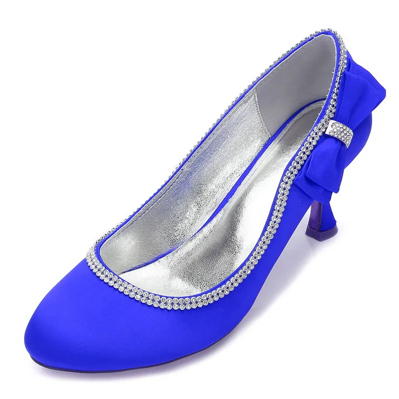 Mid Heels Satin Crystals Women Wedding Shoes for Bride Round Toe Slip on Evening Formal Party Dress Pumps Bowknot Heels
Mid Heels Satin Crystals Women Wedding Shoes for Bride Round Toe Slip on Evening Formal Party Dress Pumps Bowknot Heels