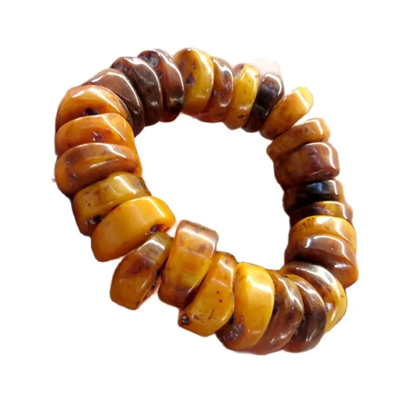 Two Generation Of Poland Stone Skin Beeswax Beeswax Bracelet Chicken Oil Yellow Old Honey On Hand
Two Generation Of Poland Stone Skin Beeswax Beeswax Bracelet Chicken Oil Yellow Old Honey On Hand