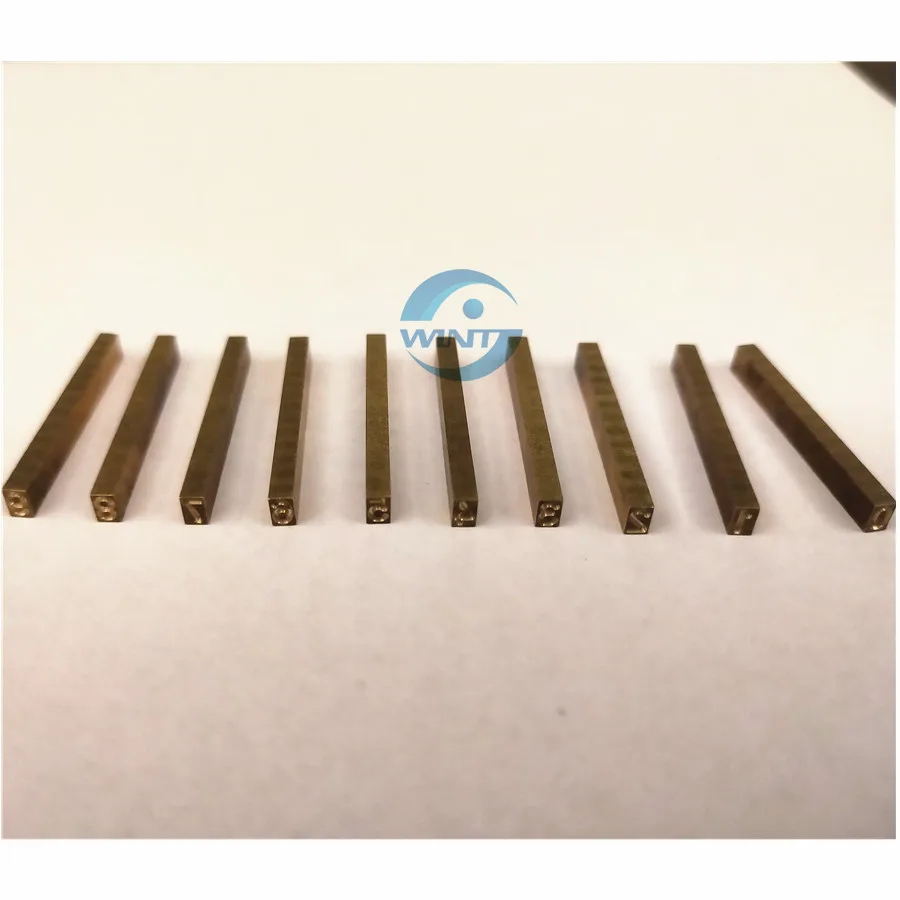 2*3*24mm Hot Stamping Letters A-Z Each 3pcs Accessories Of QDFM-125 Tube Cutiing and Sealing Machine
2*3*24mm Hot Stamping Letters A-Z Each 3pcs Accessories Of QDFM-125 Tube Cutiing and Sealing Machine