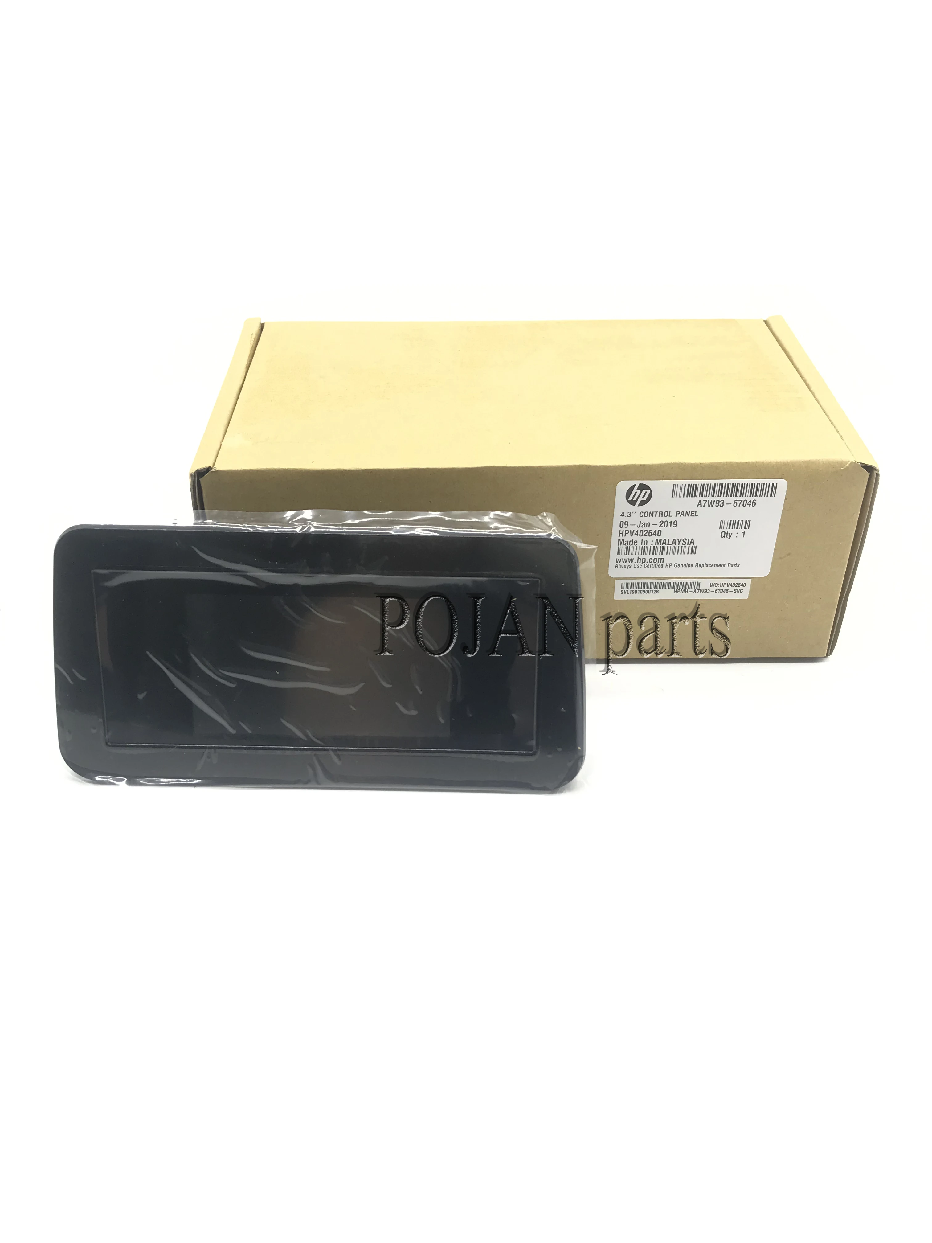 A7W93-67046 4.3" Control Panel For PageWide Pro 750dn 750dw Managed P75050dn Printer Parts POJAN
A7W93-67046 4.3" Control Panel For PageWide Pro 750dn 750dw Managed P75050dn Printer Parts POJAN