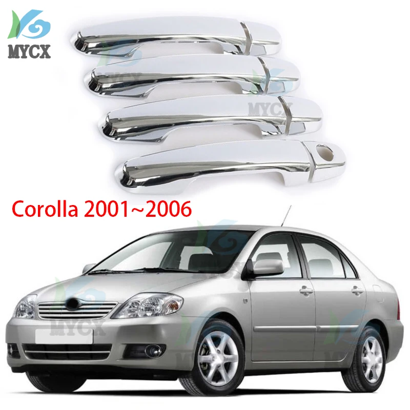Chrome Handles Cover Trim Set For Toyota Corolla E120 E130 2001-2006 Auto Accessories Stickers Car Styling 2002 2003 2004 2005
Chrome Handles Cover Trim Set For Toyota Corolla E120 E130 2001-2006 Auto Accessories Stickers Car Styling 2002 2003 2004 2005
