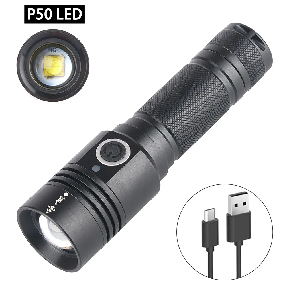 P50 LED White Light high power 15W rechargeable zoom outdoor night fishing lights maintenance LED flashlight torch
P50 LED White Light high power 15W rechargeable zoom outdoor night fishing lights maintenance LED flashlight torch