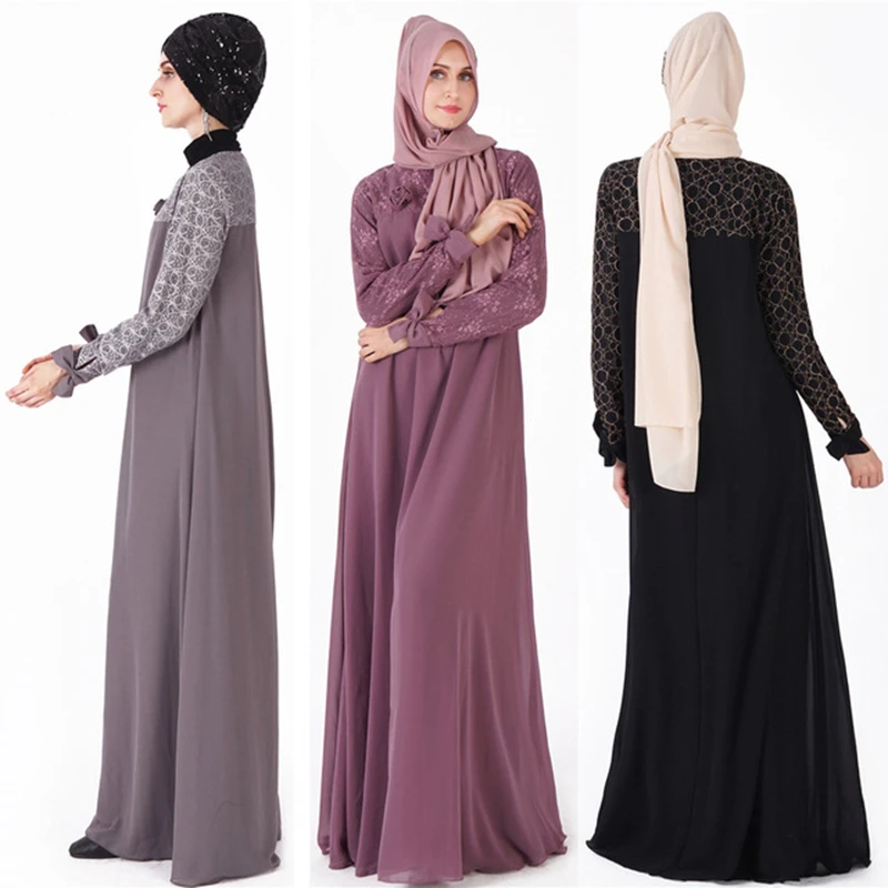 Muslim dress long dress lace big swing skirt robe abaya cardigan Dubai robes long dresses Abu Dhabi clothing annual meeting
Muslim dress long dress lace big swing skirt robe abaya cardigan Dubai robes long dresses Abu Dhabi clothing annual meeting