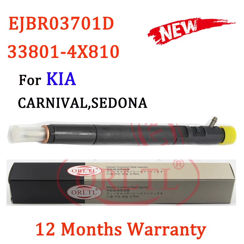 ORLTL New 338004X800 EJBR03701D Fuel Diesel Injector For Delphi for Hyundai Terracan for Kia Canival 338014X800 33801-4X800
ORLTL New 338004X800 EJBR03701D Fuel Diesel Injector For Delphi for Hyundai Terracan for Kia Canival 338014X800 33801-4X800