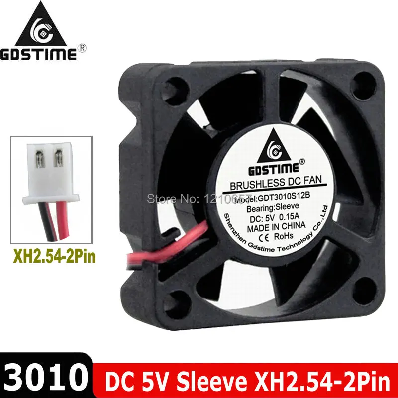 10Piece LOT Gdstime 2Pin 30MM 5V 30 x 30 x 10MM Brushless ventilation DC Cooling Fan
10Piece LOT Gdstime 2Pin 30MM 5V 30 x 30 x 10MM Brushless ventilation DC Cooling Fan