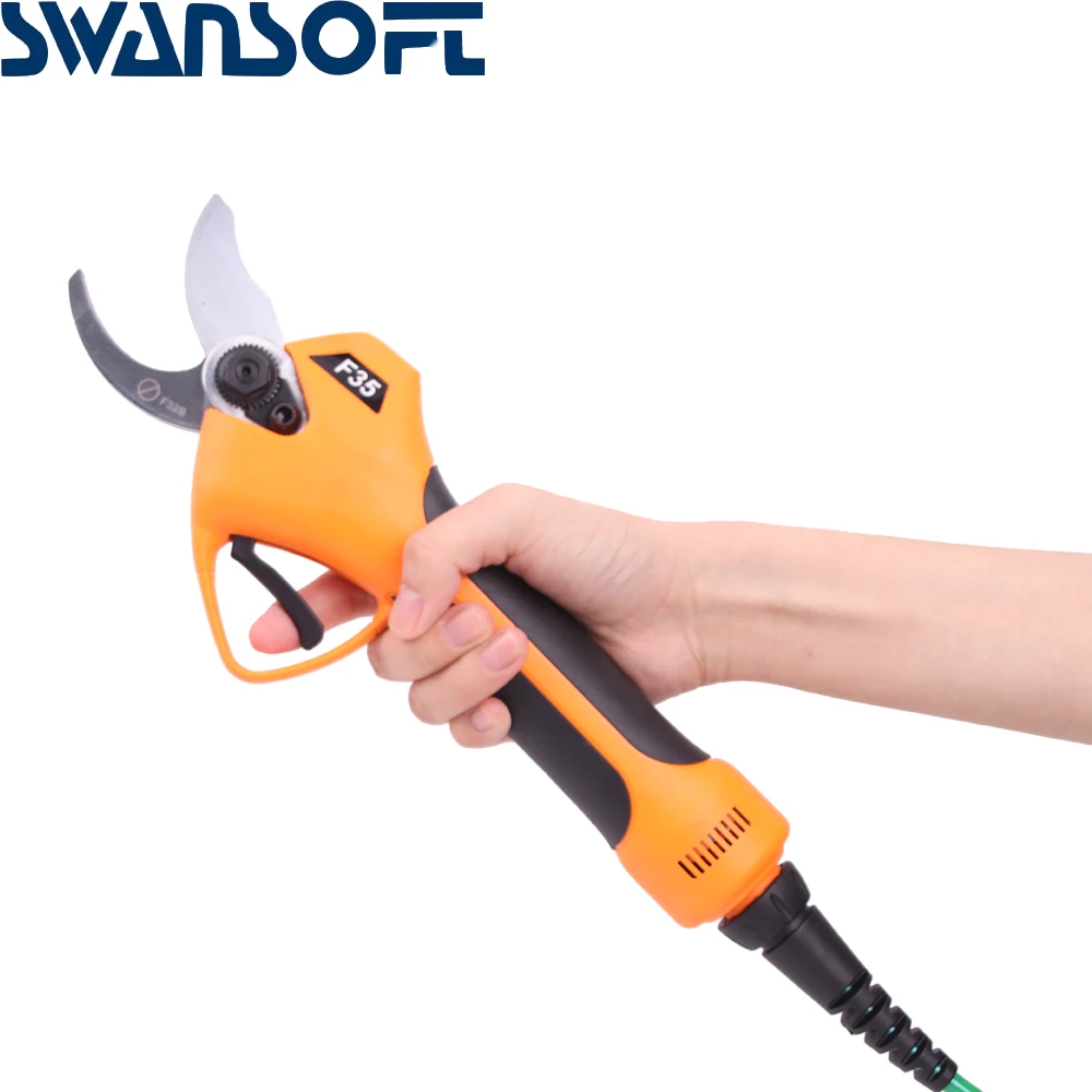SWANSOFT 21V Cordless Pruner Lithium-ion Pruning Shear Efficient Fruit Tree Bonsai Pruning Electric Tree Branches Cutter
SWANSOFT 21V Cordless Pruner Lithium-ion Pruning Shear Efficient Fruit Tree Bonsai Pruning Electric Tree Branches Cutter