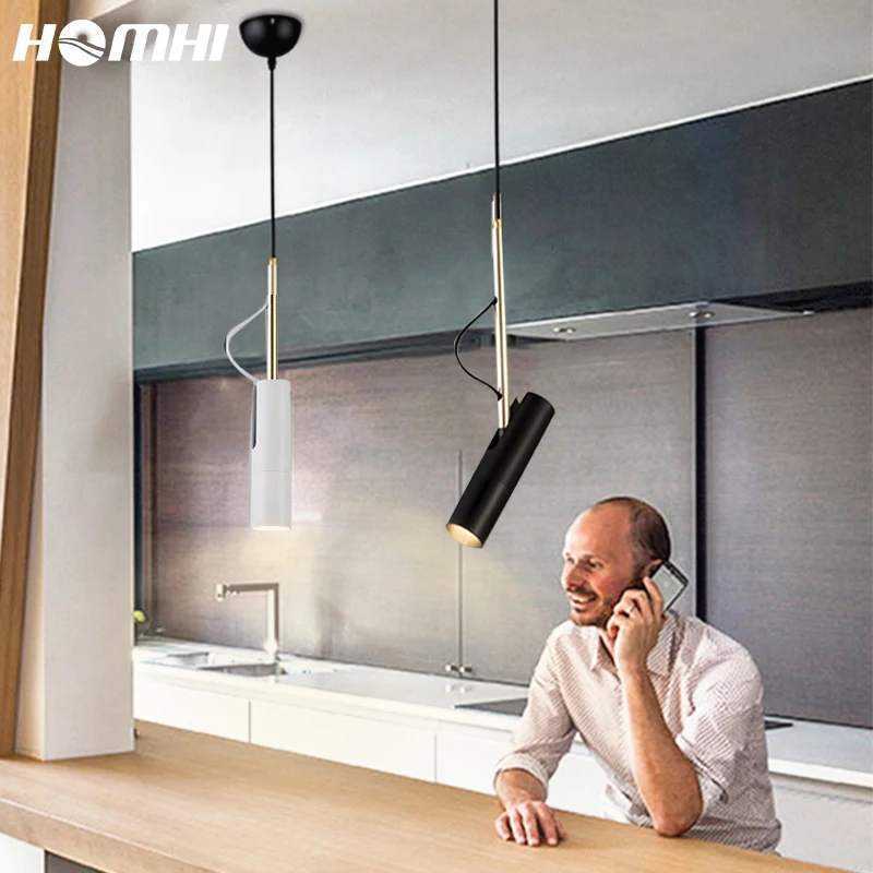 Homhi Nordic Long Tube Pendant Lights Kitchen Fixture Hanging LED Spotlight Direction Adjustable White Black Living Room HPD-059
Homhi Nordic Long Tube Pendant Lights Kitchen Fixture Hanging LED Spotlight Direction Adjustable White Black Living Room HPD-059