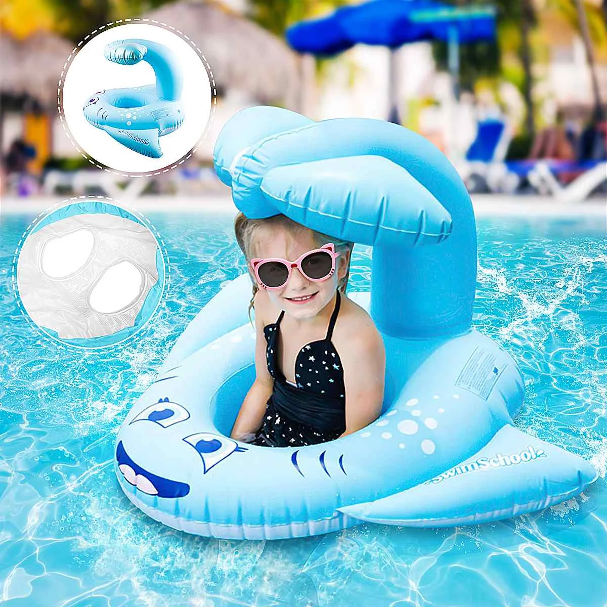 Child Inflatable Water Toy PVC Inflatable Blue Whale Water Swim Pool Kids Toy Beach Swimming Ring Summer Toy with Pump Optional
Child Inflatable Water Toy PVC Inflatable Blue Whale Water Swim Pool Kids Toy Beach Swimming Ring Summer Toy with Pump Optional