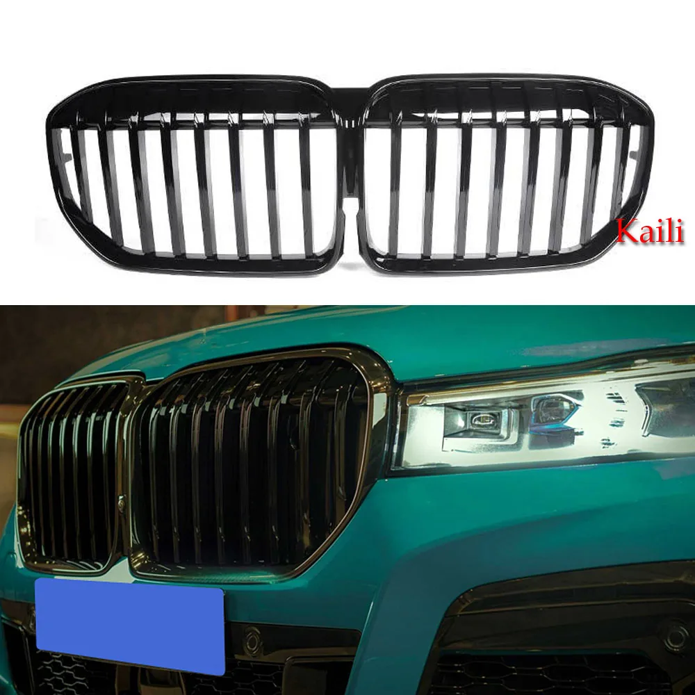 Glossy Black Racing Kidney Grille for 7 Series G11 G12 G13 2020-IN ABS Bright Black 1-Slat Front Bumper Car Face Grilles
Glossy Black Racing Kidney Grille for 7 Series G11 G12 G13 2020-IN ABS Bright Black 1-Slat Front Bumper Car Face Grilles