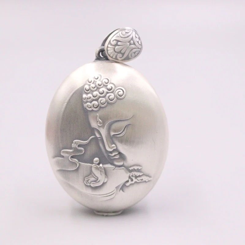 Fine Pure Sterling Silver S925 Pendant Women Men Ellipse Buddha Figure Pendant 60*40mm
Fine Pure Sterling Silver S925 Pendant Women Men Ellipse Buddha Figure Pendant 60*40mm