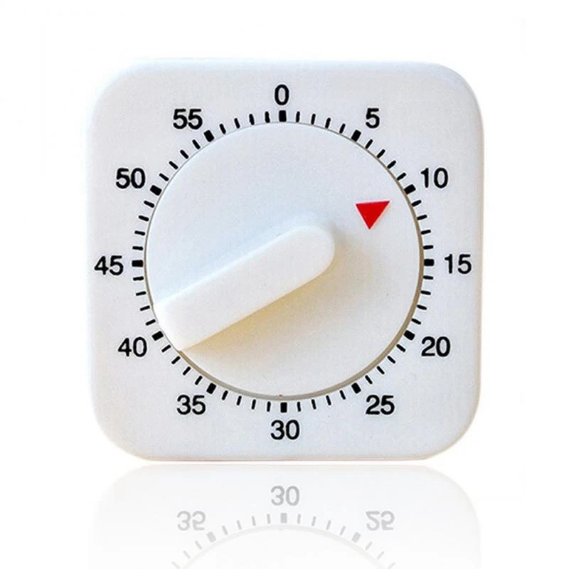 Mechanical Timer for Kitchen, Timer for Count Down, Alarm Reminder, White Square, 60 Minutes
Mechanical Timer for Kitchen, Timer for Count Down, Alarm Reminder, White Square, 60 Minutes