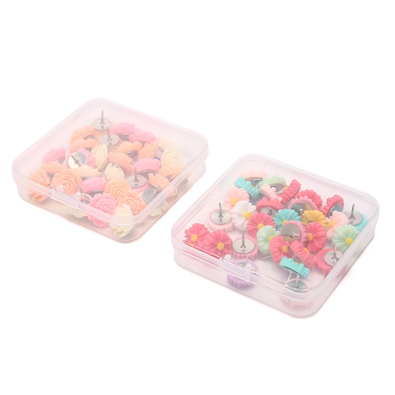 30pcs/Box Cute Rose Flower Decorative Thumbtacks Cork Board Push Pins for Office School Stationery Supplies
30pcs/Box Cute Rose Flower Decorative Thumbtacks Cork Board Push Pins for Office School Stationery Supplies