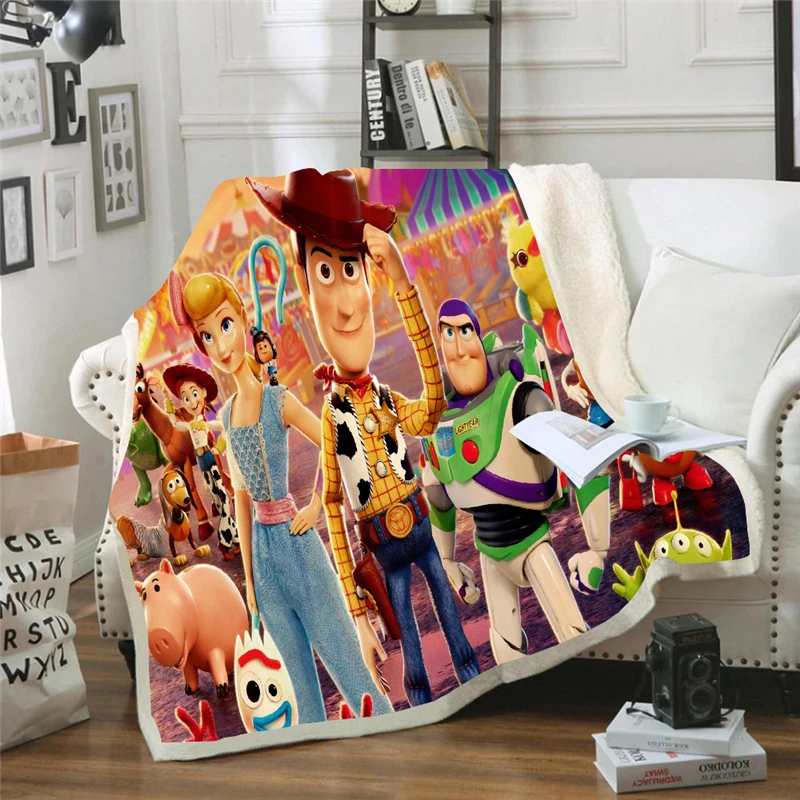 Disney Toy Story Sherif Woody Buzz Lightyear Baby Plush Blanket Throw Sofa Bed Cover Twin Bedding for Boys Children Gifts
Disney Toy Story Sherif Woody Buzz Lightyear Baby Plush Blanket Throw Sofa Bed Cover Twin Bedding for Boys Children Gifts