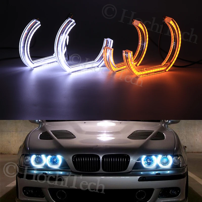 Реконструирующий двойной кристалл C 3D TMD светодиодный angel eye для BMW 5 Series E39 OEM 2001 2002 2003 белый Янтарный и белый
Реконструирующий двойной кристалл C 3D TMD светодиодный angel eye для BMW 5 Series E39 OEM 2001 2002 2003 белый Янтарный и белый