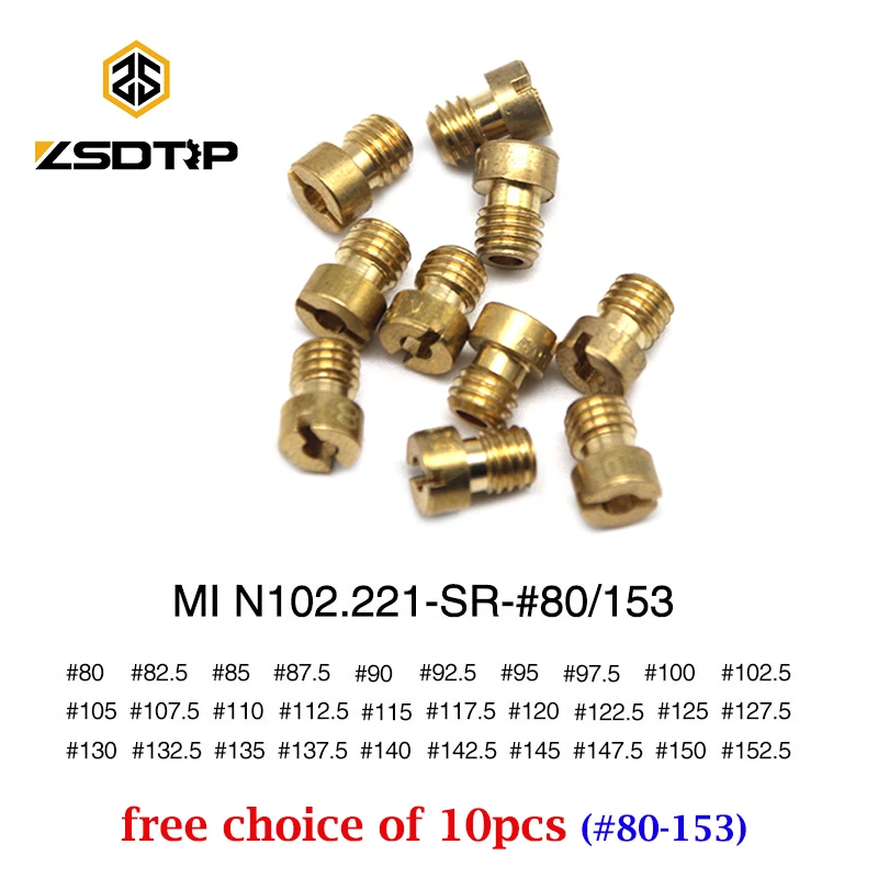 ZSDTRP 10pcs M5 Copper Motorcycle Carburetor Main Jet Kit for N102.221 Small Round Replacement Parts #80-153
ZSDTRP 10pcs M5 Copper Motorcycle Carburetor Main Jet Kit for N102.221 Small Round Replacement Parts #80-153