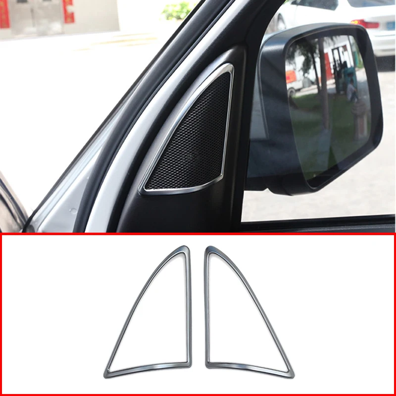2PCS Matte Silver ABS Chrome Audio Speaker Frame Trim For Land Rover Discovery 4 LR4 2009-2016 Car-Styling Auto Accessories
2PCS Matte Silver ABS Chrome Audio Speaker Frame Trim For Land Rover Discovery 4 LR4 2009-2016 Car-Styling Auto Accessories