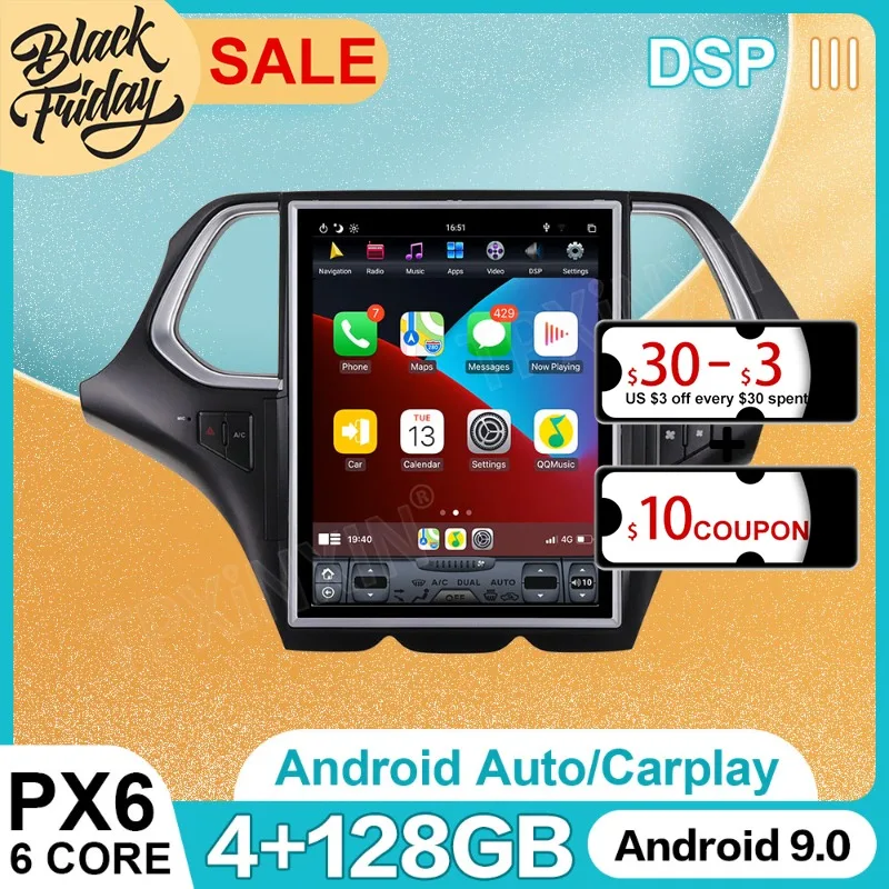 Android 9.0 128G Tesla Style For GAC Trumpchi GS4 Car GPS Navigation Carplay Auto Radio Stereo Video Multimedia Player Head Unit
Android 9.0 128G Tesla Style For GAC Trumpchi GS4 Car GPS Navigation Carplay Auto Radio Stereo Video Multimedia Player Head Unit