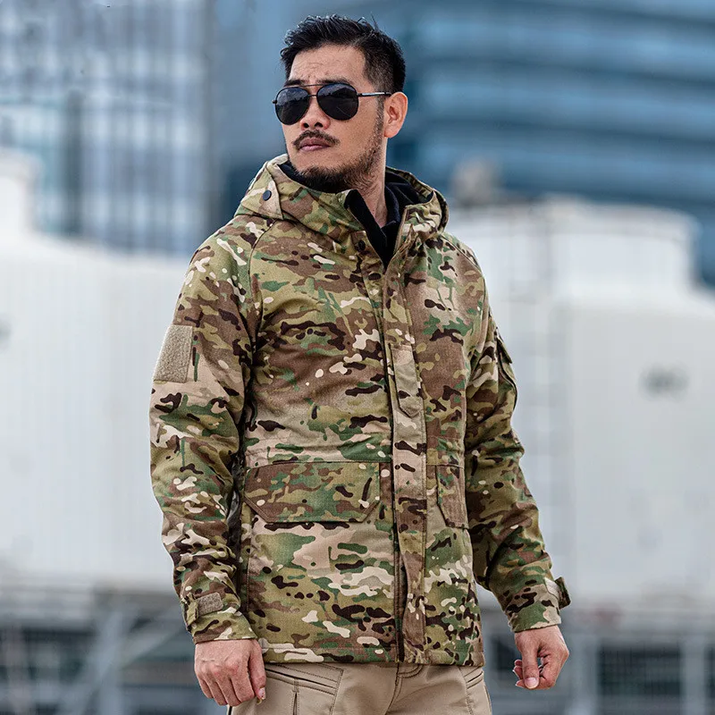 Outdoor Jacket Unisex Waterproof Jackets Hooded Field G8 Windbreaker Fleece Hunting Hiking Camping Training Coat
Outdoor Jacket Unisex Waterproof Jackets Hooded Field G8 Windbreaker Fleece Hunting Hiking Camping Training Coat