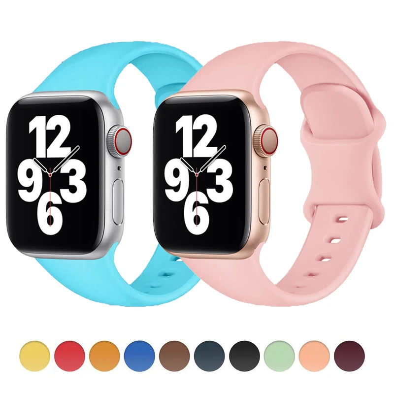 Силиконовый ремешок для Apple Watch band 44 мм 45 мм 40 мм, браслет для iWatch band 41 мм 38 мм 42 мм, Correa apple watch Series 7 3 5 6 4 se
Силиконовый ремешок для Apple Watch band 44 мм 45 мм 40 мм, браслет для iWatch band 41 мм 38 мм 42 мм, Correa apple watch Series 7 3 5 6 4 se