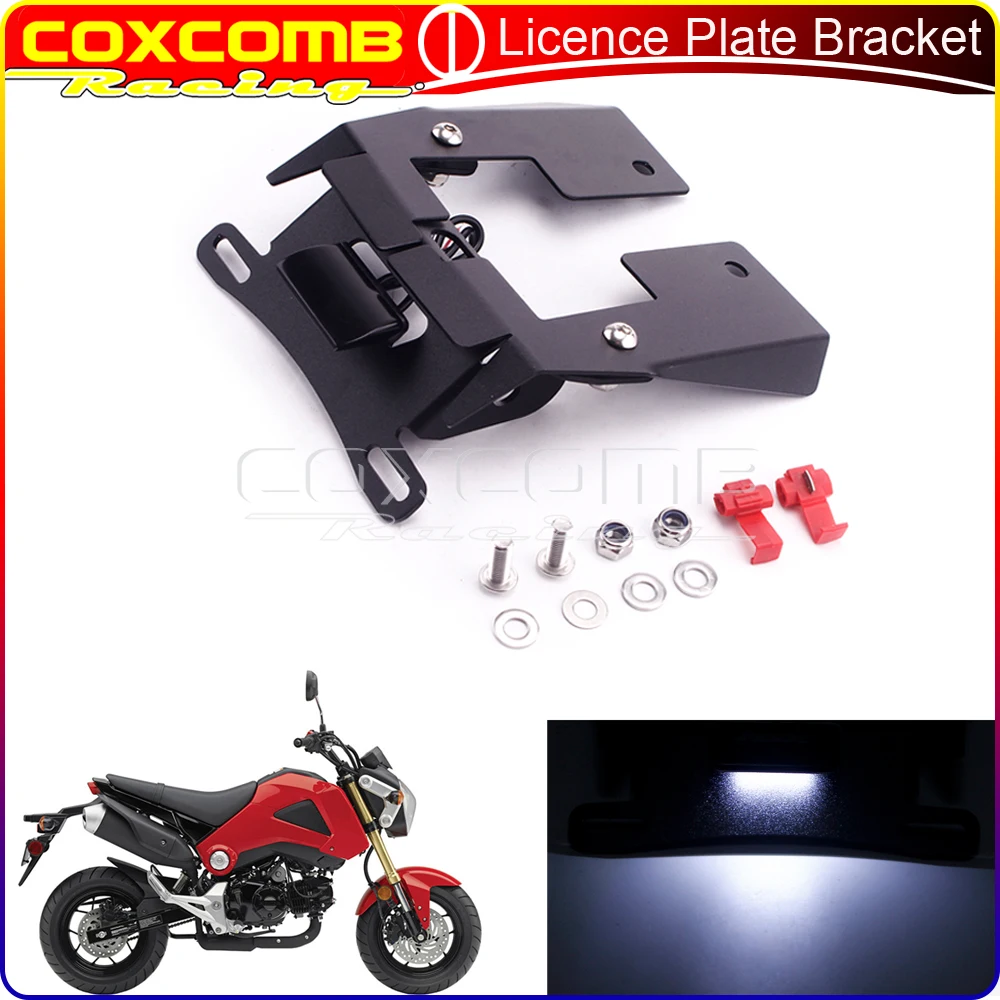 LED Light Tail Tidy Fender Eliminator Motorcycle Black License Plate Holder Turn Signal Light For HONDA MSX 125 2016-2020
LED Light Tail Tidy Fender Eliminator Motorcycle Black License Plate Holder Turn Signal Light For HONDA MSX 125 2016-2020